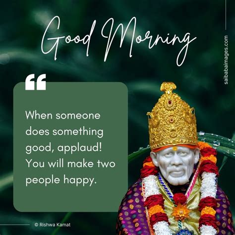 sai good morning